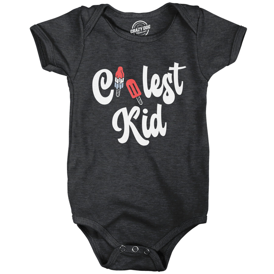 Coolest Kid Baby Bodysuit Funny Cute Ice Cold Popsicle Sweet Treat Jumper For Infants Image 1