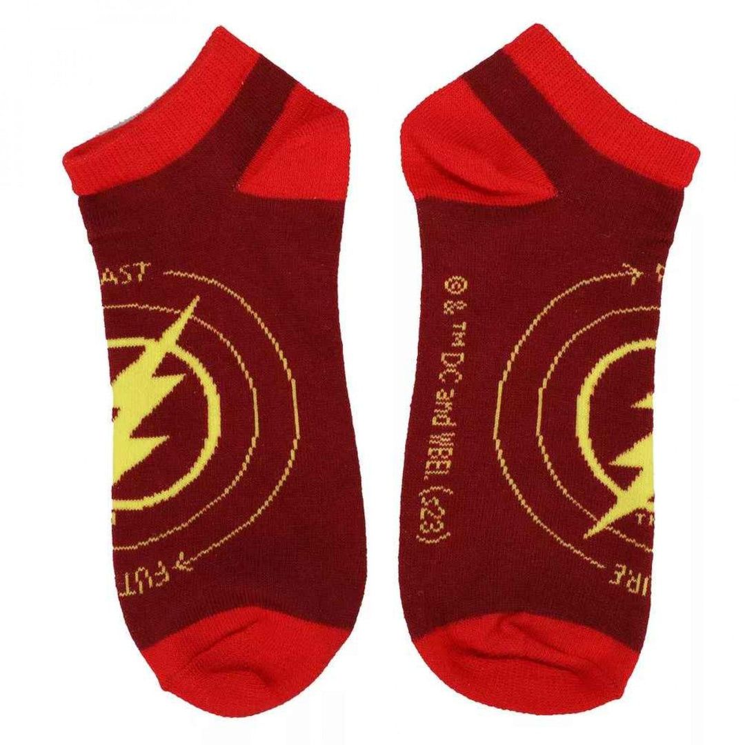 The Flash Worlds Collide 5-Pair Pack of Ankle Socks Image 2