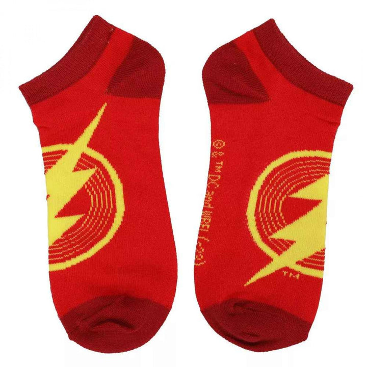 The Flash Worlds Collide 5-Pair Pack of Ankle Socks Image 4