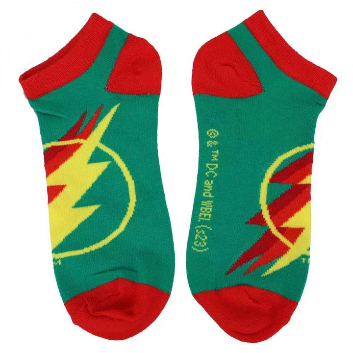 The Flash Worlds Collide 5-Pair Pack of Ankle Socks Image 6