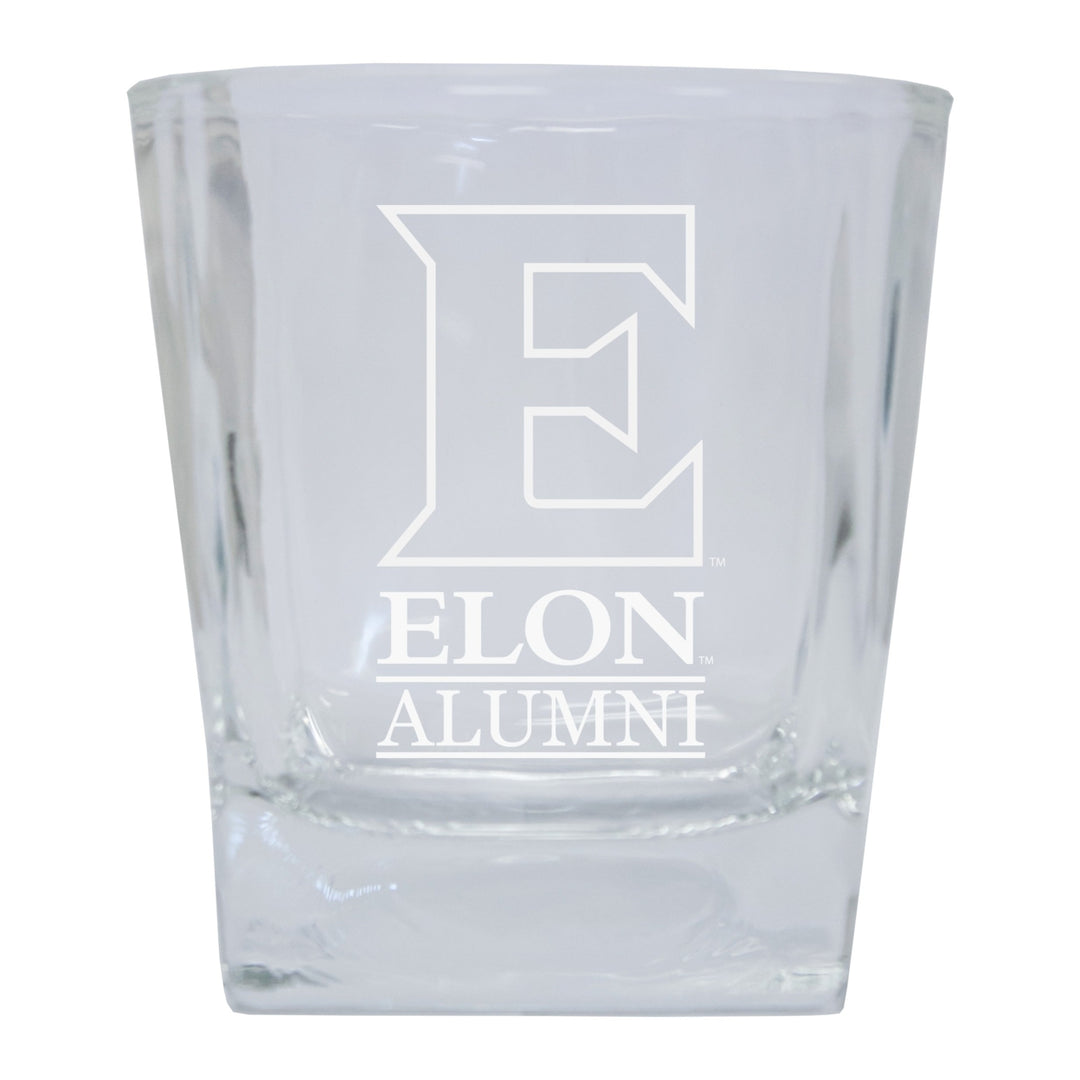 Elon University Alumni Elegance - 5 oz Etched Shooter Glass Tumbler Image 1