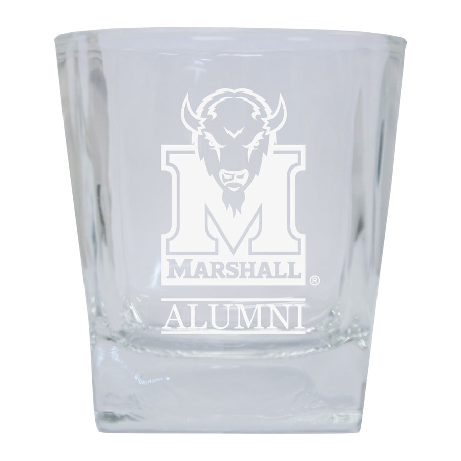 Marshall Thundering Herd Alumni Elegance - 5 oz Etched Shooter Glass Tumbler Image 1