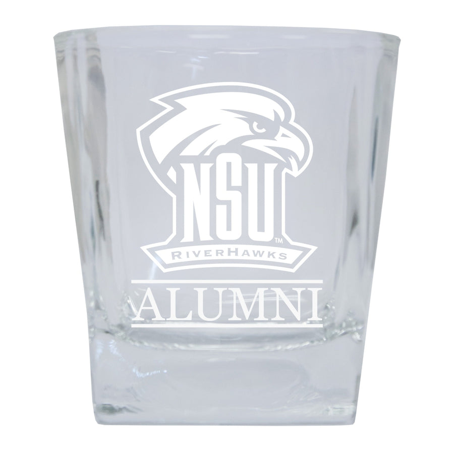 Northeastern State University Riverhawks Alumni Elegance - 5 oz Etched Shooter Glass Tumbler Image 1