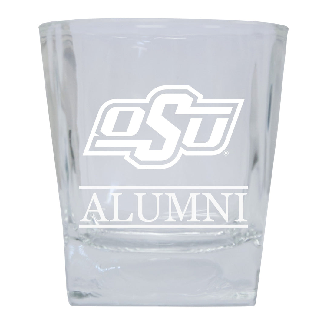 Oklahoma State Cowboys Alumni Elegance - 5 oz Etched Shooter Glass Tumbler Image 1