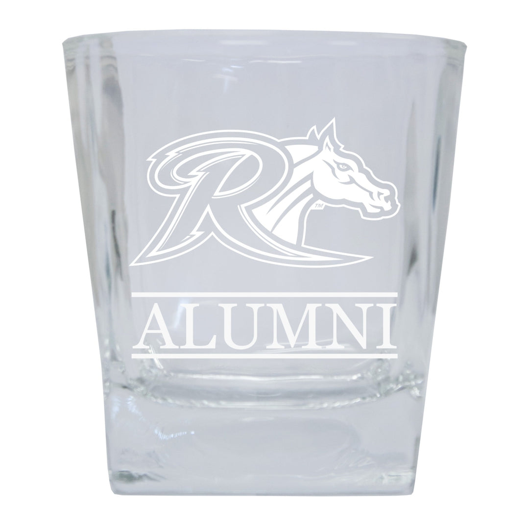 Rider University Broncs Alumni Elegance - 5 oz Etched Shooter Glass Tumbler Image 1