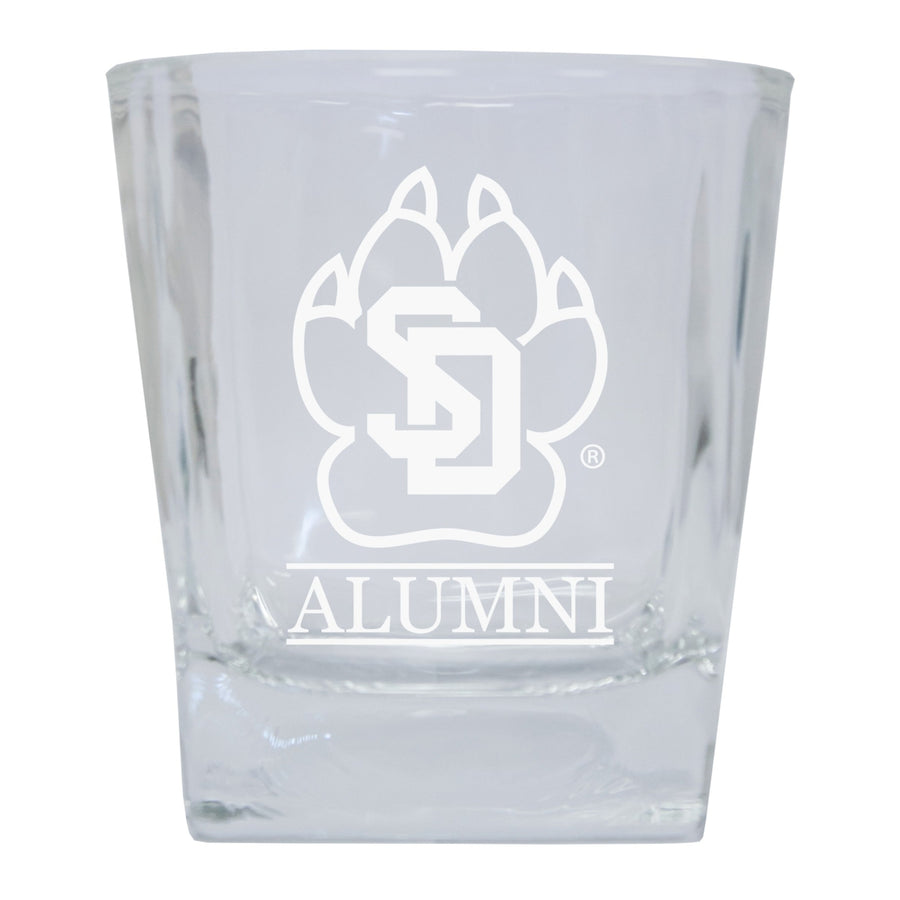 South Dakota Coyotes Alumni Elegance - 5 oz Etched Shooter Glass Tumbler Image 1