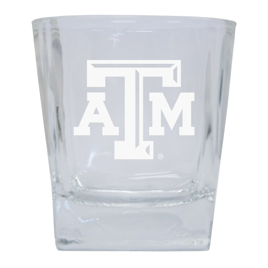 Texas AandM Aggies Alumni Elegance - 5 oz Etched Shooter Glass Tumbler Image 1