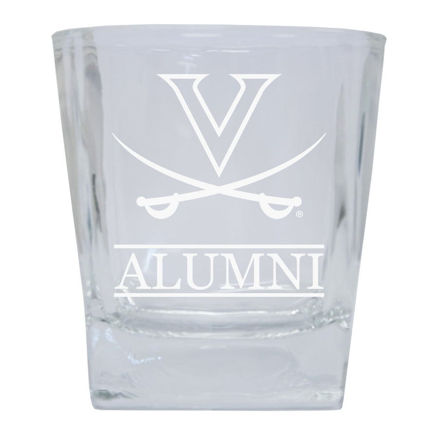 Virginia Cavaliers Alumni Elegance - 5 oz Etched Shooter Glass Tumbler Image 1