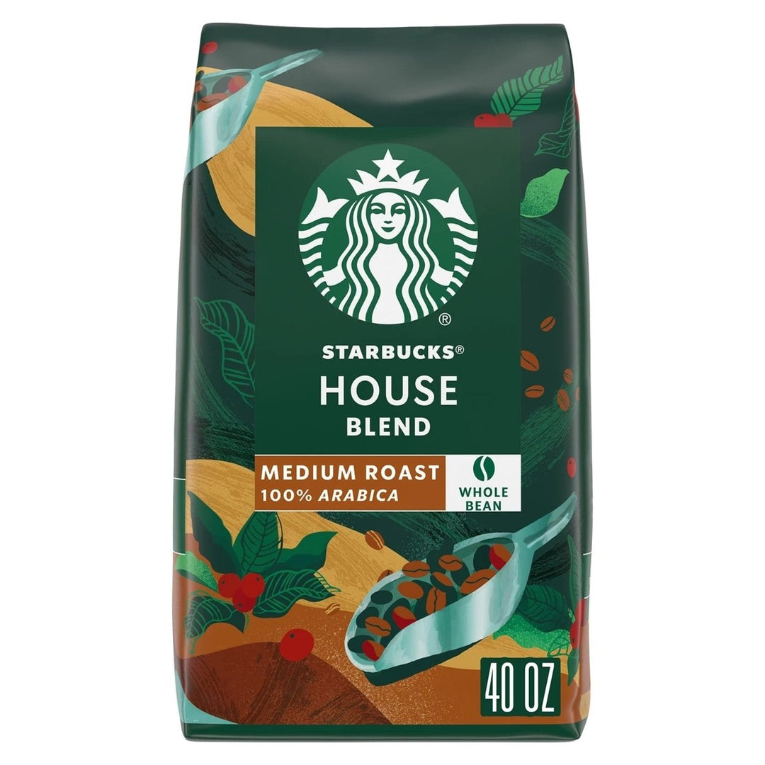 Starbucks House Blend Whole Bean Coffee (40 Ounce) Image 1