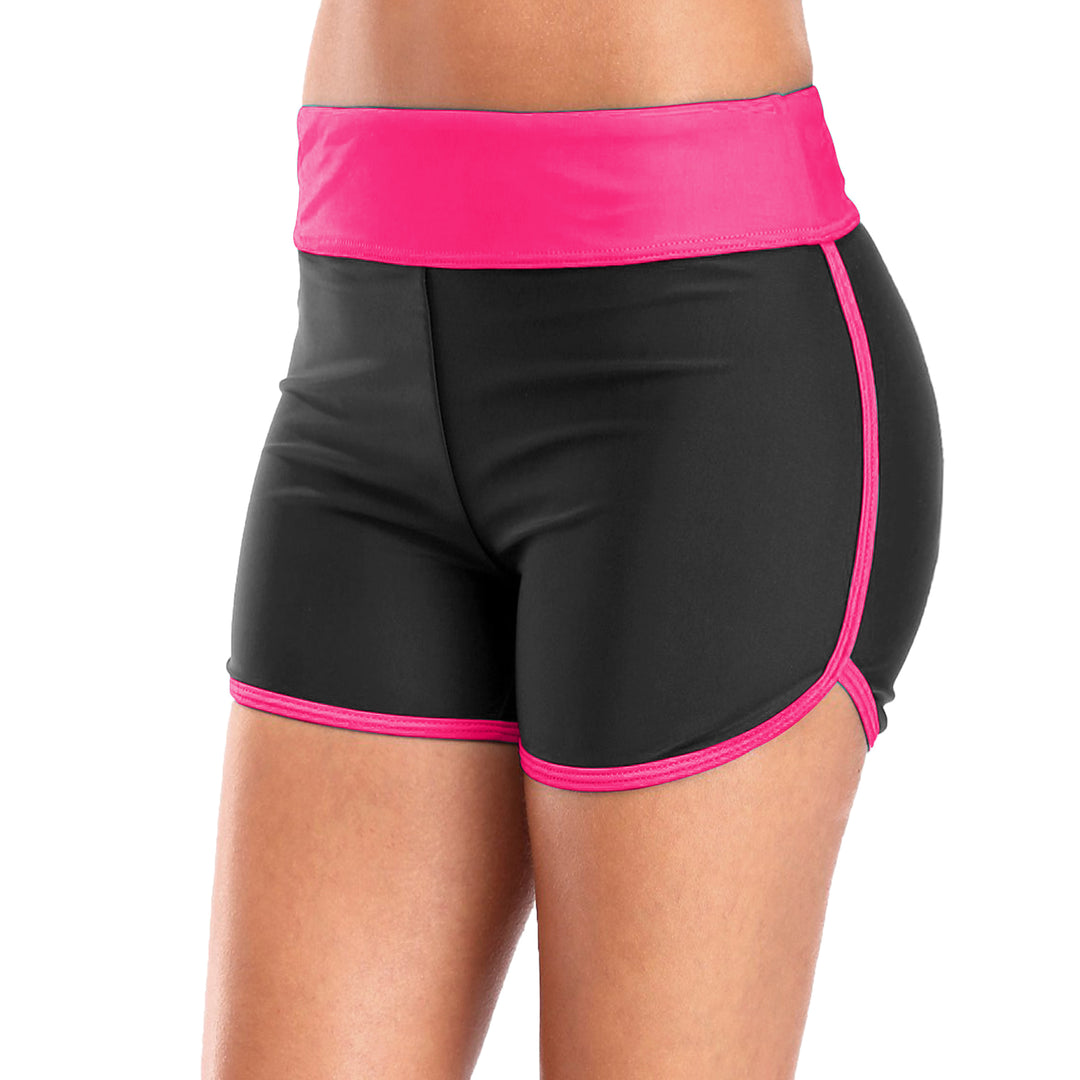 3-Pack Womens Yoga Shorts Soft Stretchy Active Dolphin Shorts Ladies Moisture-Wicking Quick-Dry Swim Running Gym Workout Image 8