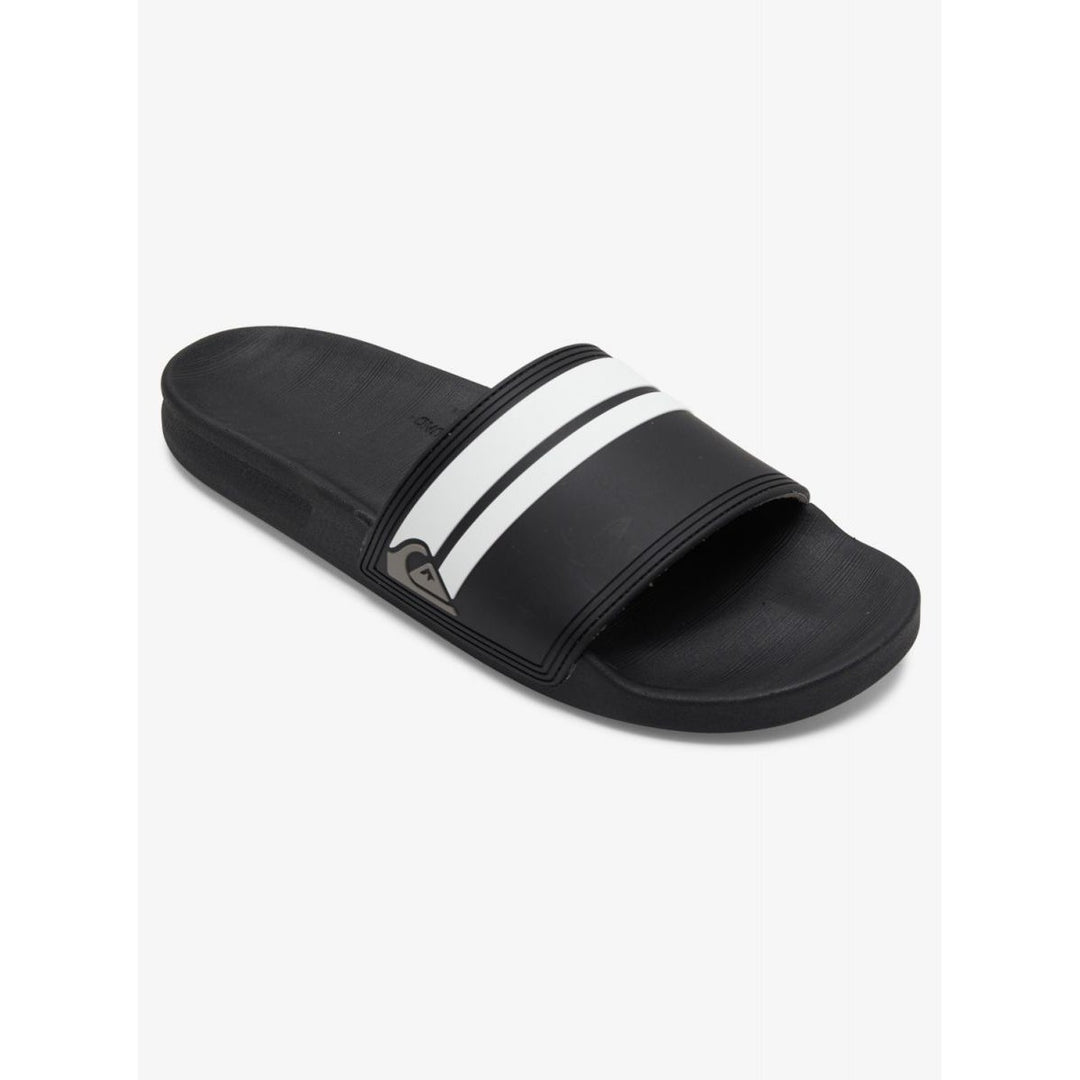 Quiksilver Rivi Slide Sandal Black Hydrobound Footbed Slip-Resistant AQYL100867 Image 1