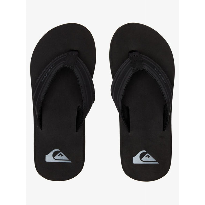 Quiksilver Mens Monkey Wrench Flip Flop Sandals Black AQYL100048-XKKC Brown Image 4