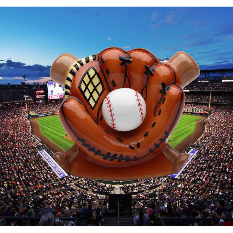 Ceramic Baseball Theme Piggy BankHome Dcor, Image 1