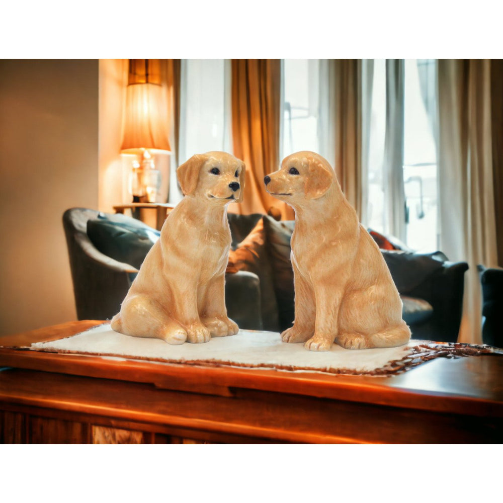 Ceramic Labrador Dog Salt and Pepper ShakersHome DcorKitchen Dcor, Image 2