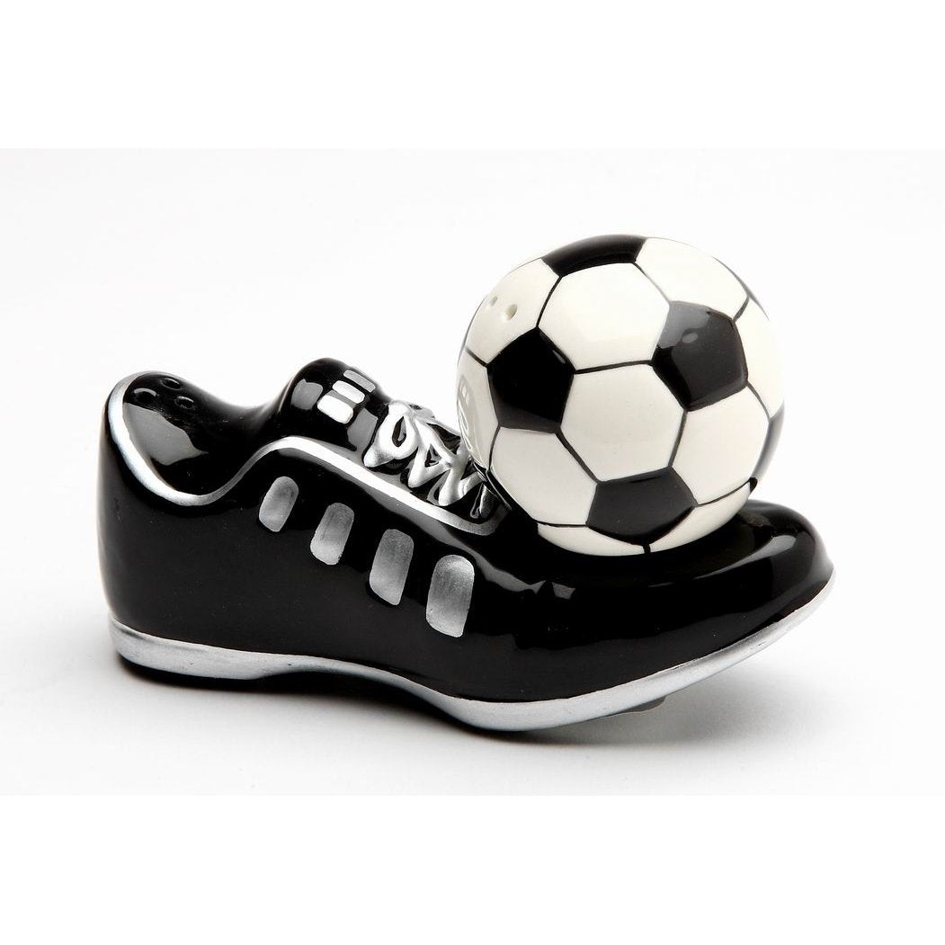 Ceramic Soccer Ball and Cleats Salt and Pepper Shakers Image 3