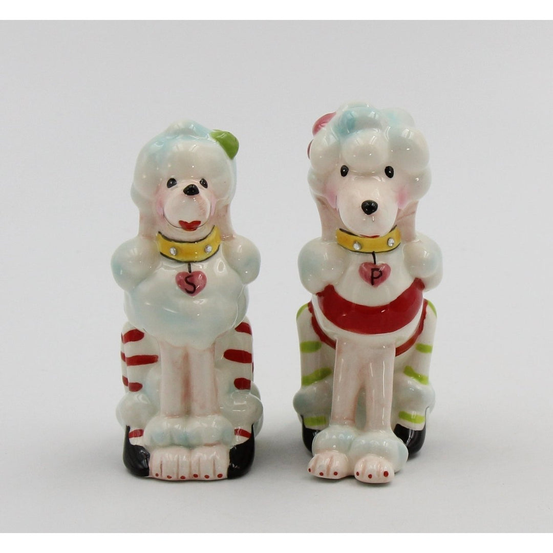 Ceramic Poodle Dogs  Salt and Pepper ShakersHome DcorMomKitchen Dcor, Image 3
