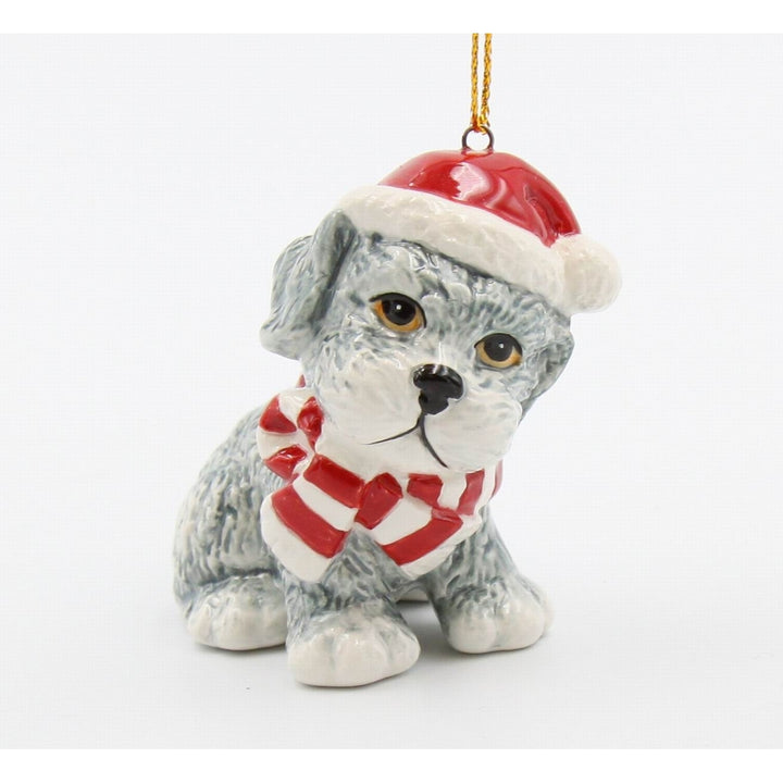 Ceramic West Terrier Christmas Ornament Home D cor  Kitchen D cor , Image 2