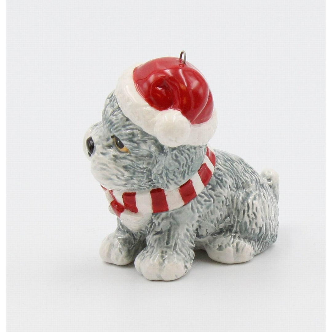 Ceramic West Terrier Christmas Ornament Home D cor  Kitchen D cor , Image 4