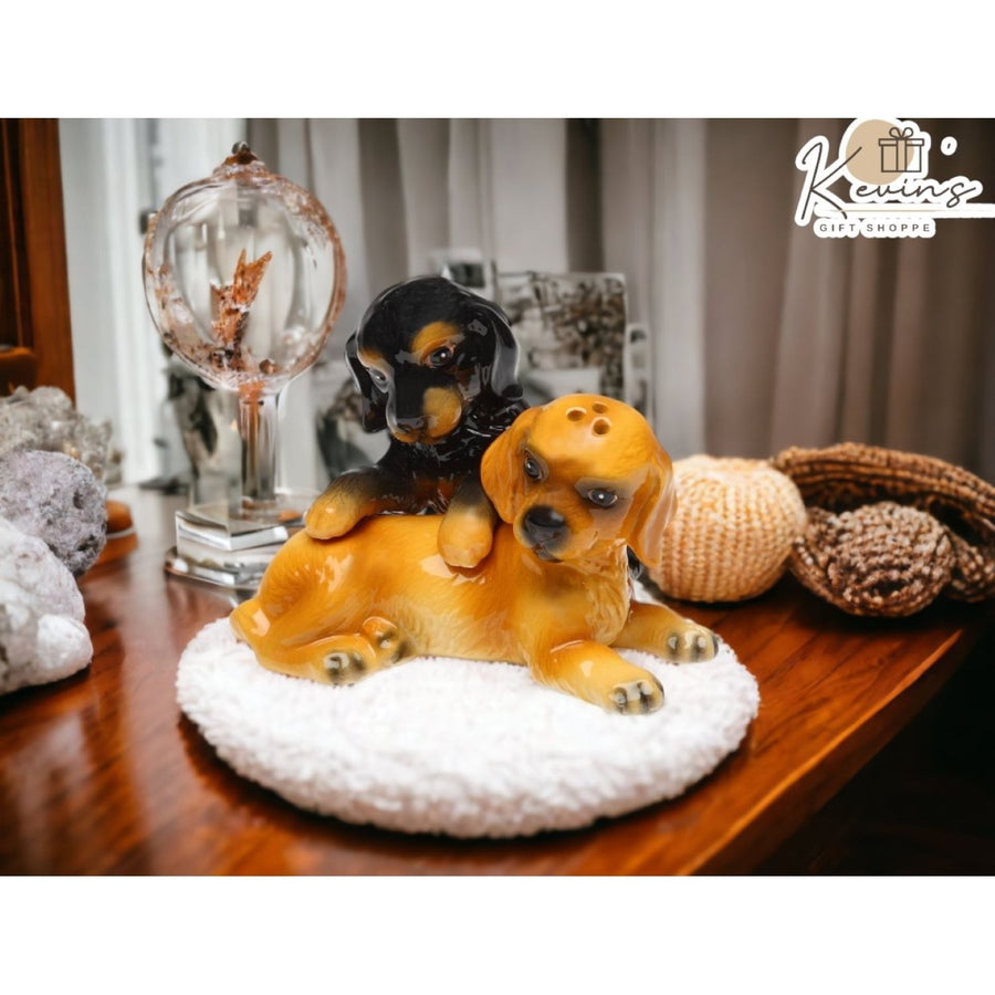 Cocker Spaniel Ceramic Salt and Pepper Shakers Dog Lover Gift Set Image 1