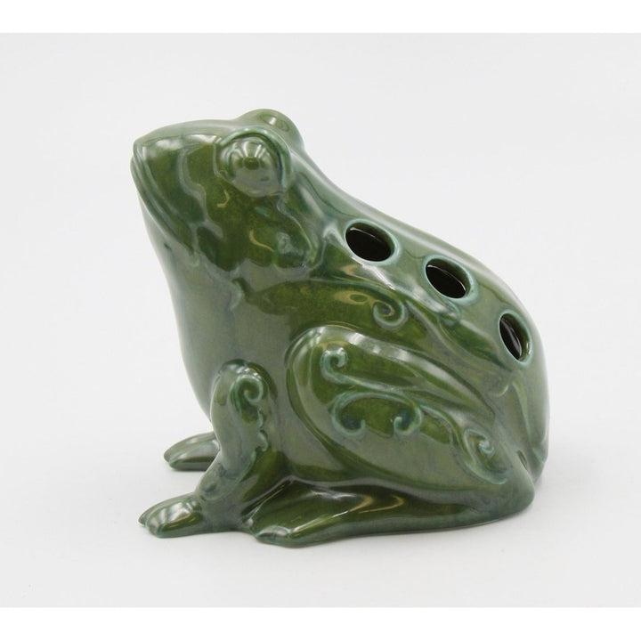 Frog Tealight Candle Holder 4.38"x3.38" Green Candleholder Image 2