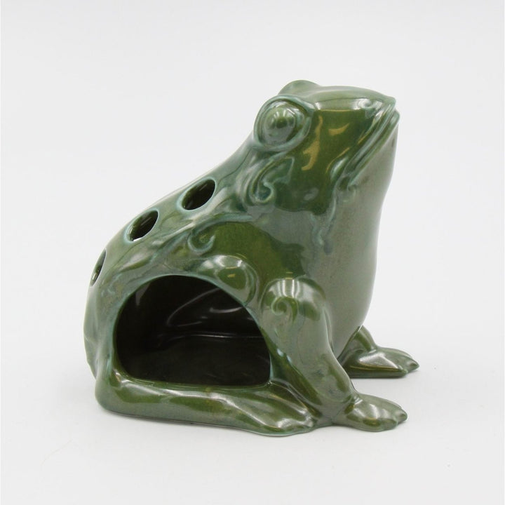 Frog Tealight Candle Holder 4.38"x3.38" Green Candleholder Image 3