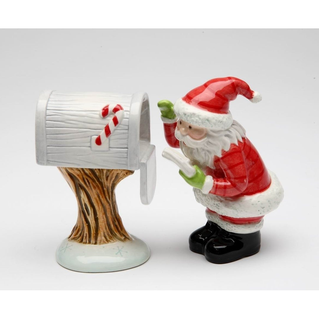 Ceramic Letters for Santa Salt and Pepper Shakers Holiday Gift Image 3