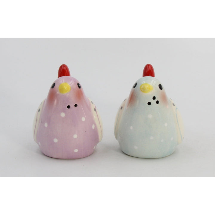 Ceramic Bird Salt and Pepper Shakers Heart Design 3.5 Inch Gift Image 6