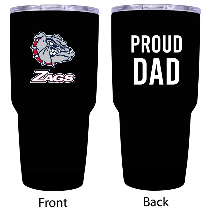 Gonzaga Bulldogs 24oz Proud Dad Insulated Stainless Steel Tumbler Image 1