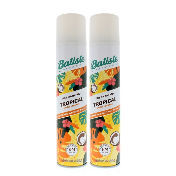Batiste Dry Shampoo Tropical Exotic Coconut 200ml/120g (2-Pack) Image 1