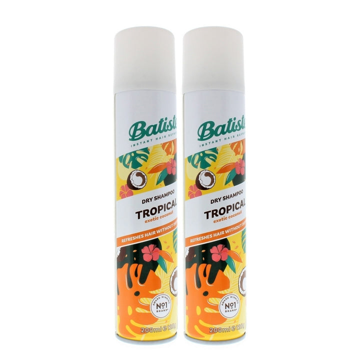 Batiste Dry Shampoo Tropical Exotic Coconut 200ml/120g (2-Pack) Image 2