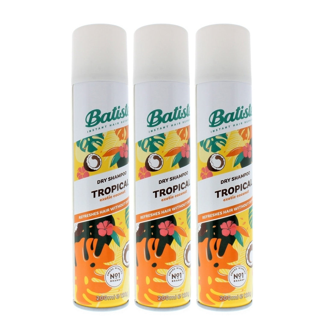 Batiste Dry Shampoo Tropical Exotic Coconut 200ml/120g (3-Pack) Image 2