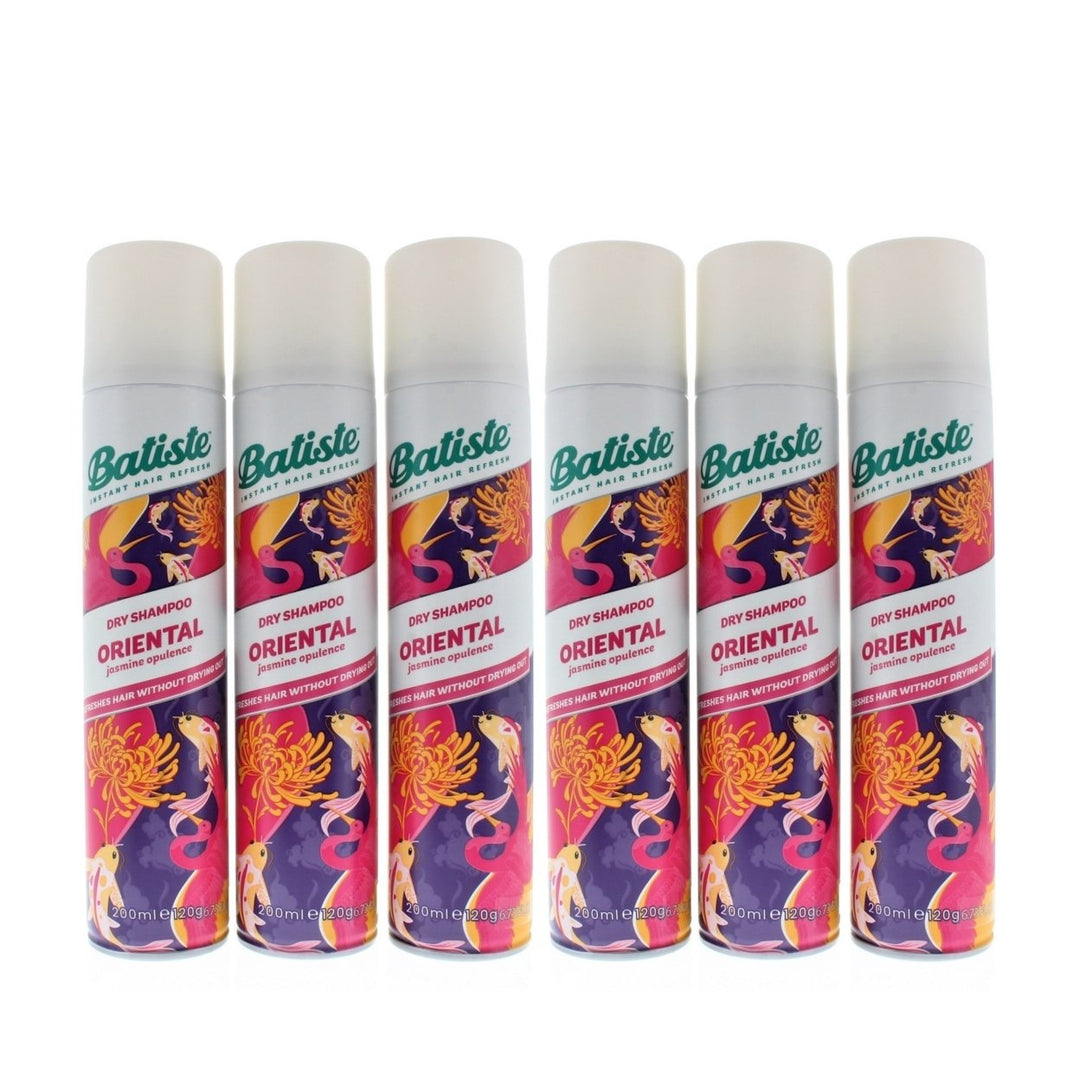 Batiste Dry Shampoo Oriental Jasmine Opulence 200ml 120g 6-Pack Hair Care Image 1