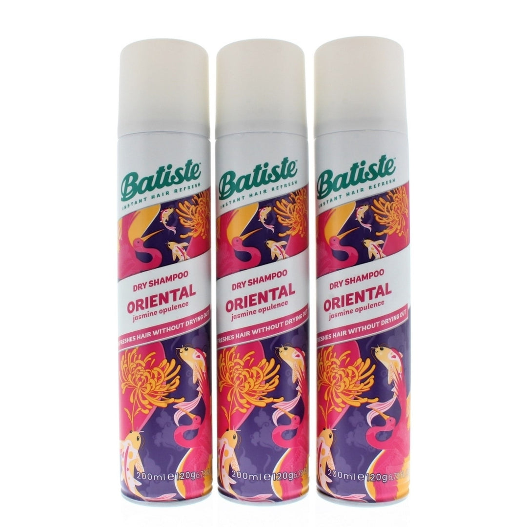 Batiste Dry Shampoo Oriental Jasmine Opulence 200ml/120g (3-Pack) Image 1