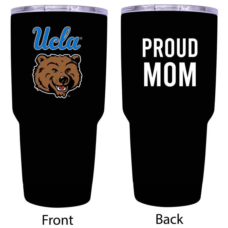 UCLA Bruins Proud Mom 24 oz Insulated Stainless Steel Tumbler - Black Image 1