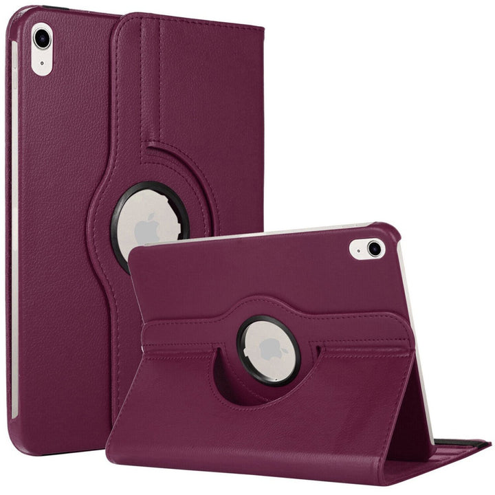 Rotating Case for iPad 10th Gen 10.9 2022 Synthetic Leather 360 Stand Cover Image 8