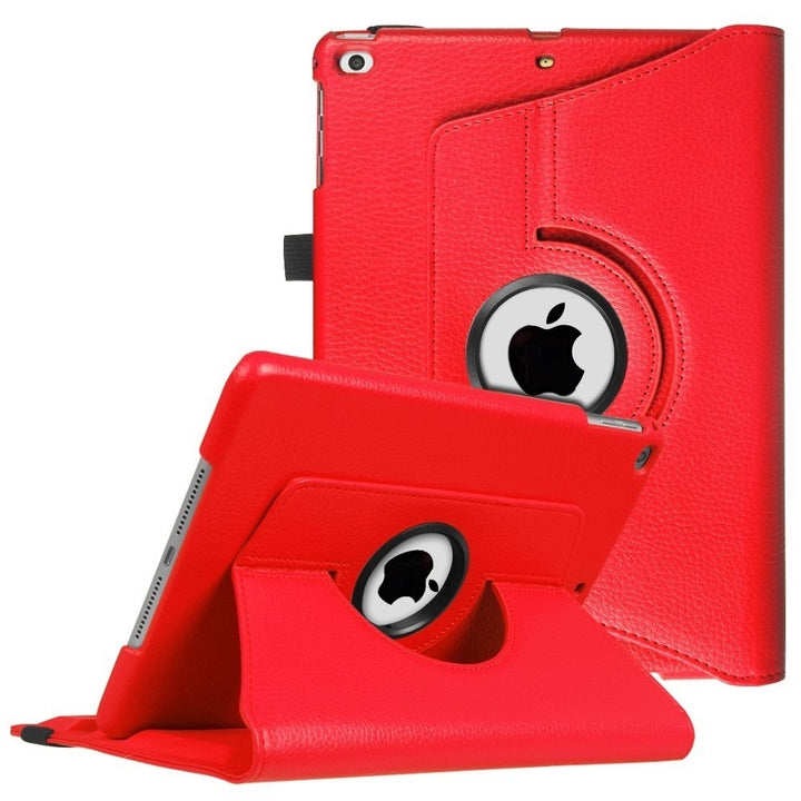 For Apple IPad 2 / IPad 3 / IPad 4 / A1395 / A1396 / A1397 Tablet PU Leather Folio 360 Degree Rotating Stand Case Cover Image 1