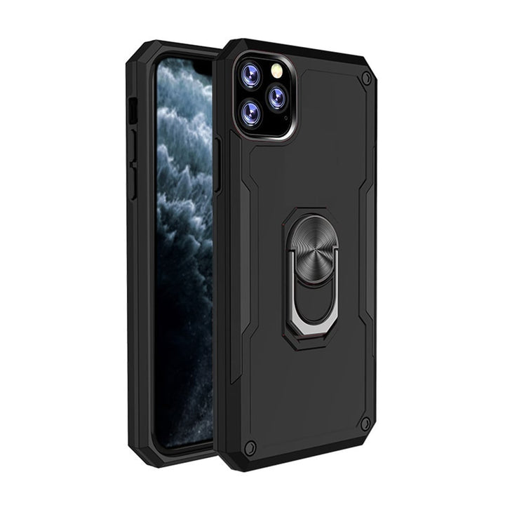 For Apple iPhone 11 Pro Max Phone Case with Ring Stand Heavy Duty Military Grade Shockproof Rugged Bumper Image 1