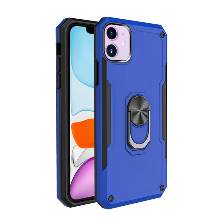 For Apple iPhone 11 Phone Case with Ring StandHeavy Duty Military Grade Shockproof Rugged Bumper Image 6