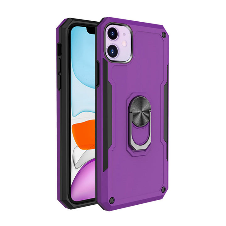 For Apple iPhone 11 Phone Case with Ring StandHeavy Duty Military Grade Shockproof Rugged Bumper Image 8