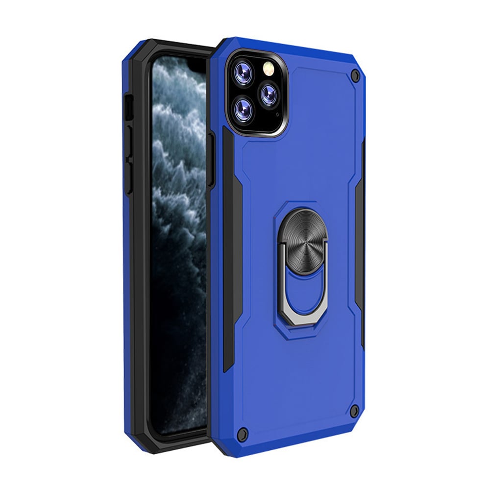 For Apple iPhone 11 Pro Max Phone Case with Ring Stand Heavy Duty Military Grade Shockproof Rugged Bumper Image 6