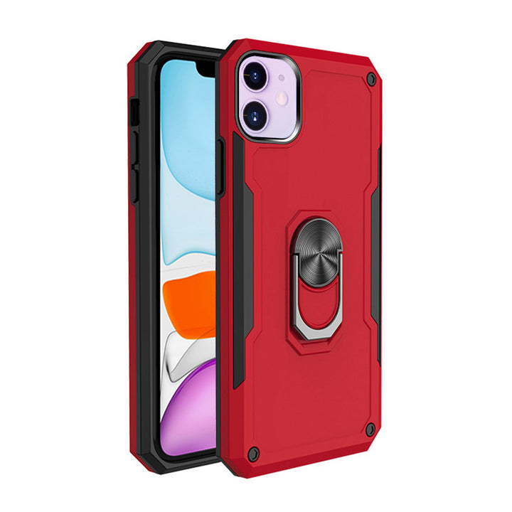 For Apple iPhone 11 Phone Case with Ring StandHeavy Duty Military Grade Shockproof Rugged Bumper Image 9