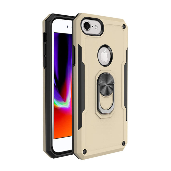 For Apple iPhone 8 / iPhone 7 Phone Case with Ring Stand Heavy Duty Military Grade Shockproof Rugged Bumper Image 7