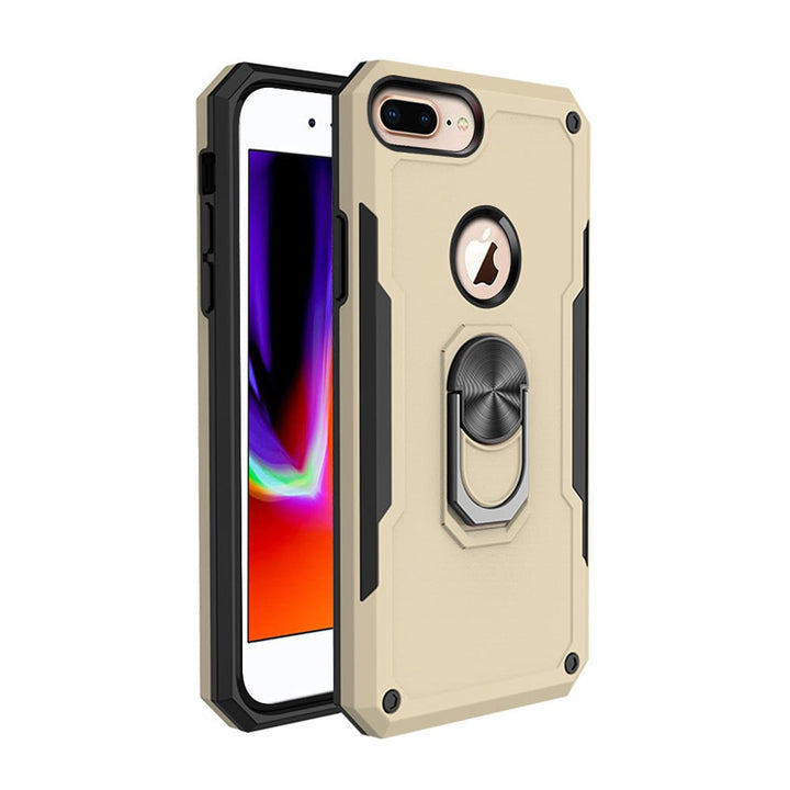 For Apple iPhone 8 Plus / iPhone 7 Plus Phone Case with Ring StandHeavy Duty Military Grade Shockproof Rugged Bumper Image 1
