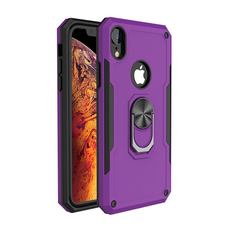 For Apple iPhone XS / Apple iPhone X Phone Case with Ring Stand Heavy Duty Military Grade Shockproof Rugged Bumper Image 8