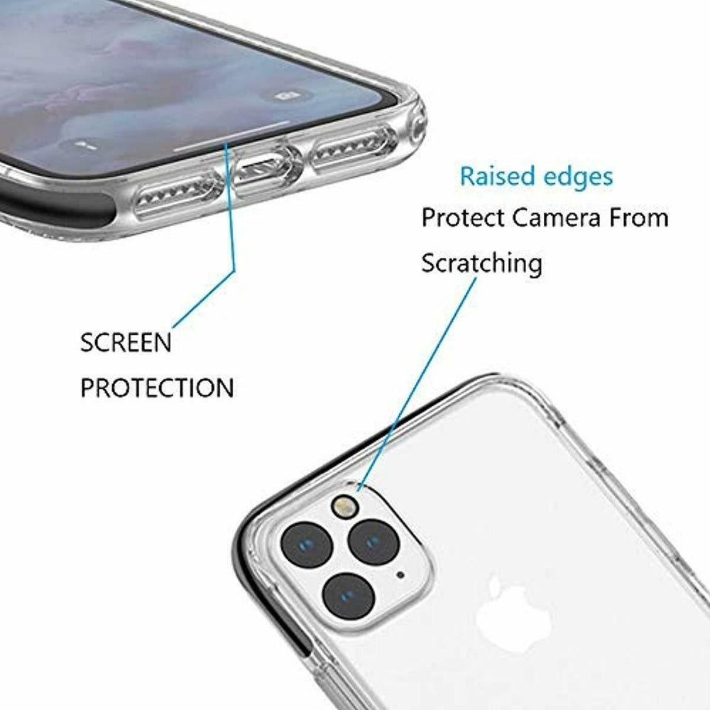 For Apple iPhone 12 Mini 5.4 Clear Thin Slim Crystal Transparent Cover Shockproof Bumper Case Image 2