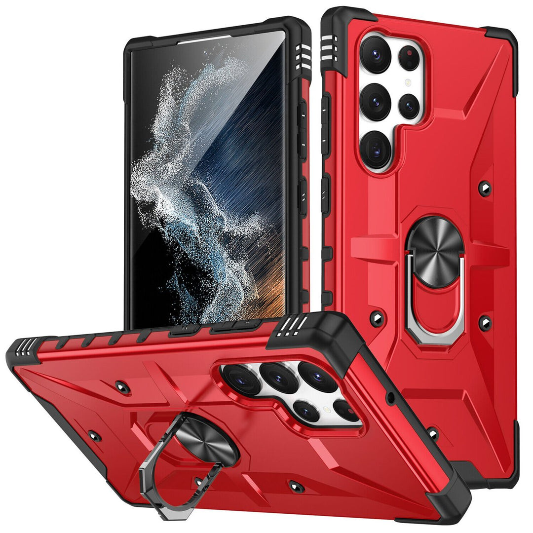 For Samsung Galaxy S23 / SM-S911 Ring Stand Heavy Duty Military Grade Shockproof Rugged Bumper Image 8