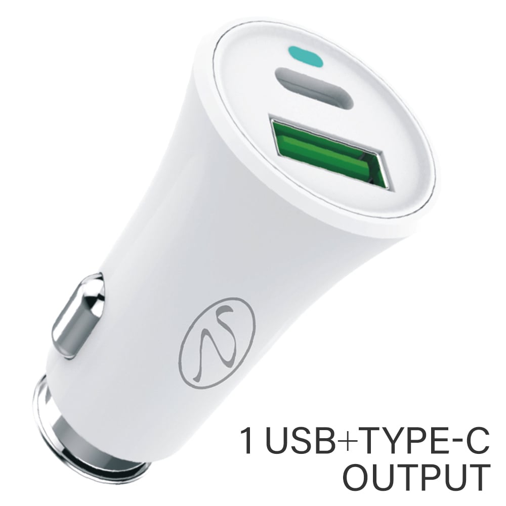 48W USB C Car Charger Fast Charge 3.4A Mini Metal Adapter Compact Design Image 2