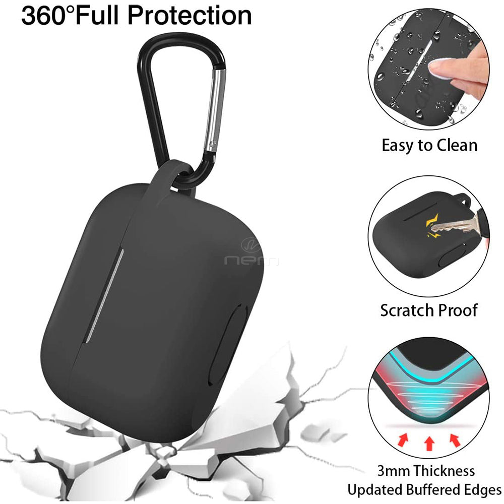 For AirPods 3 Case CoverSilicone Protective Accessories Skin with Keychain Compatible with Apple AirPod 3rd Generation Image 3