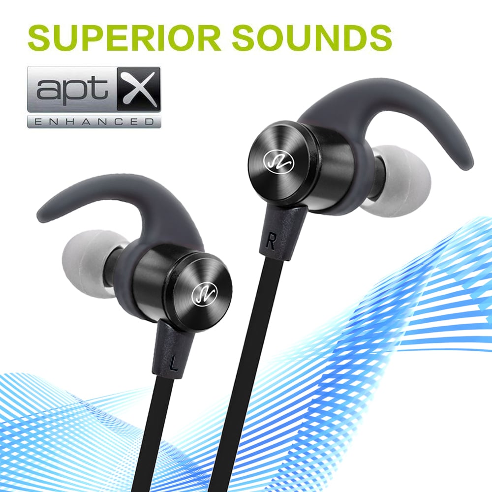 Universal Magnetic Sport Earphones 3.5mm Noise Cancelling Wired Earbuds Bass Image 3