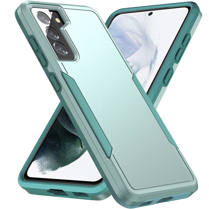 For Samsung Galaxy S22 Plus 5G Dual Layer Commuter Style Heavy Duty Protective Shockproof Trailblaze Hybrid Case Cover Image 1